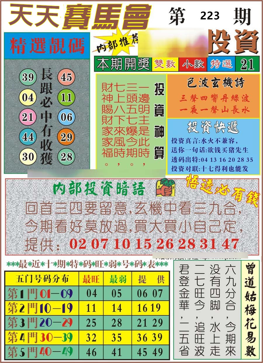 天天赛马会